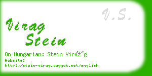 virag stein business card